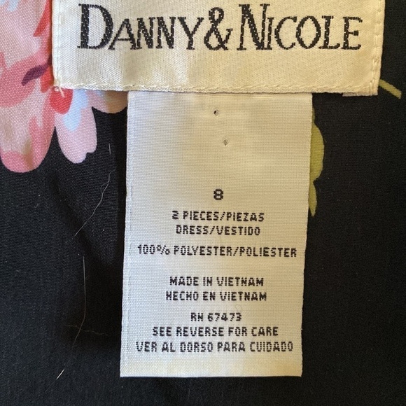 Danny & Nicole Rose Maxi dress Womens 8 Whimsy goth Dark Romantic 90’s Y2K - Picture 6 of 9